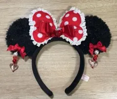 廃盤品　ディズニー ミニー カチューシャ イヤリング 平成