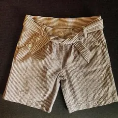 ほぼ未使用☆プチバトー　ストライプショートパンツ　6ans