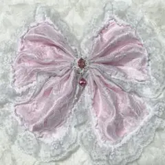 ♡ オーダー品 リボン 薄ピンク ♡