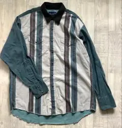 【Vintage Wrangler】希少柄ウエスタンシャツ US規格 サイズXL
