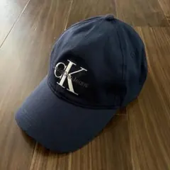 美品 Calvin Klein Jeans ネイビー キャップ OS