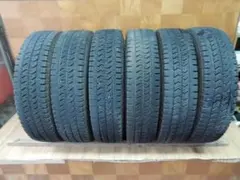 ブリヂストンスタッド195／80R15 107／105N LT鉄ホイール付き深溝
