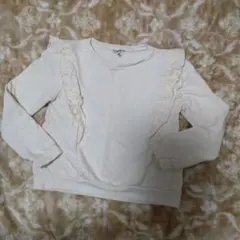 any FAM トレーナー 140 アイボリー レース装飾