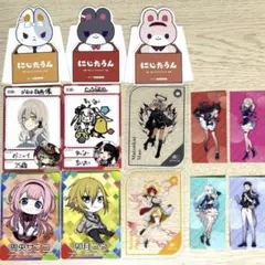 にじさんじチップス ステッカー ダイカットポップスタンド クリアカード