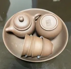 茶器セット 急須と茶碗4個 陶器製