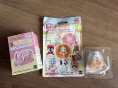 ◯未開封品◯シルバニア キラキラくじ ゆきヒョウ G賞E賞 アイスクリームワゴン