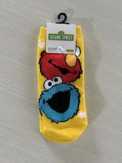 セサミストリート エルモ クッキーモンスター ソックス