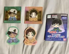名探偵コナン ちぢませ隊ステッカーコレクション　服部平次&遠山和葉セット