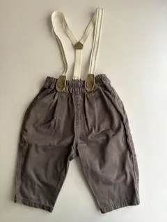 80 サスペンダー付 ボトムス パンツ　ズボンのサムネイル