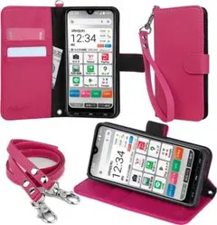 ★ wisers かんたんスマホ3 A205KC 対応 手 クストラップ 195