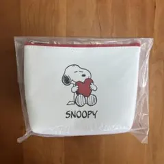 スヌーピー ポーチ＆ミラーセット（ハート）