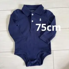 Ralph Lauren ネイビー ロンパース 75cm