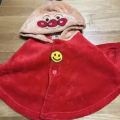アンパンマン フリースポンチョ 赤