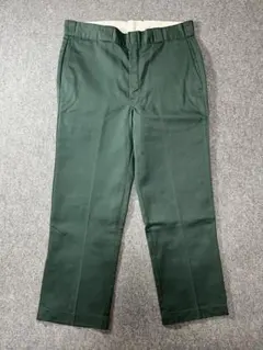 Dickies　アメリカ製　874ワークパンツ　W34　カーキ　US古着[469 Dickies 874 ワークパンツ W34 - 古着屋グレープフルーツ ムーン