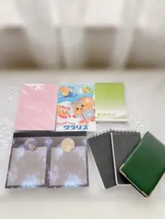 【廃盤レア】ダイソー 宇宙メモ 地球 月 非売品メモ帳 文房具 8点 まとめ売り