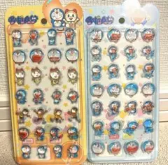 ドラえもん　新作　立体シール　硬いシール　2枚セット　安い　ぷっくりシール