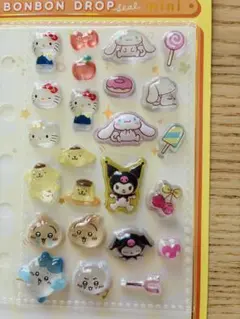 正規品　ボンボンドロップシール　おすそ分け　ポムポムプリン　キティ　ちいかわ