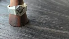 雪の結晶デザイン シルバーリング