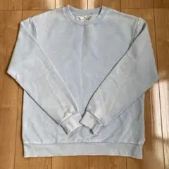 H&M ライトブルークルーネックスウェット