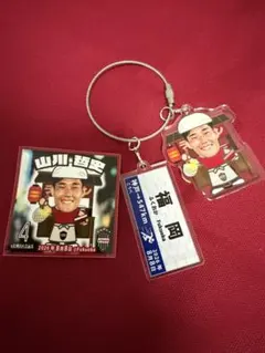 ヴィッセル神戸 ワイヤーキーホルダー ステッカー 山川哲史