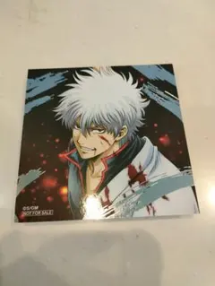 銀魂 箔押しスクエアカード 坂田銀時 - メルカリ