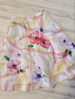 Chesty 花柄フレアスカート