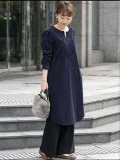 urbanr esearch sunny label コーデュロイワンピース