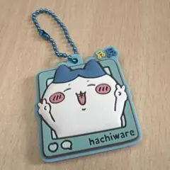 ハチワレ　ラバーキーホルダー