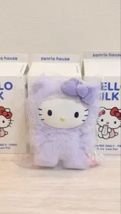 【サンリオハウス】フラッフィー ハローキティ チャーム パープル