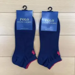 ポロラルフローレン 靴下 25-27cm Polo ショートソックス 2足セットのサムネイル
