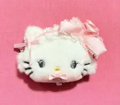 サンリオ ホワイトフリルデザインシリーズ　ヘアクリップ チャーミーキティ
