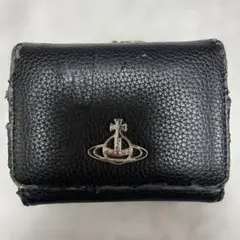 Vivienne Westwood 三つ折り財布 BK ジャンク オーブ