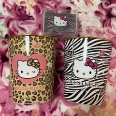 アベイルサンリオハローキティ ゼブラ柄ハローキティ保存容器3Pセット