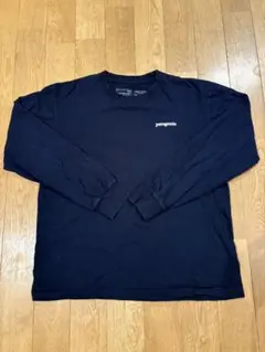 patagonia フライフィッシング 長袖カットソー M ネイビー
