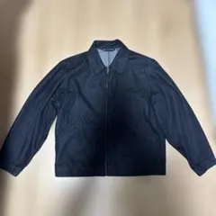 GU ジップアップデニムジャケット ダークグレー Sサイズ