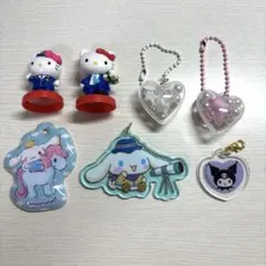 サンリオキーホルダー・ミニフィギュア　ハートのキーホルダー