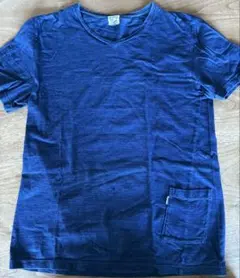 orSlow オアスロウ インディゴ Vネック Tシャツ 2のサムネイル