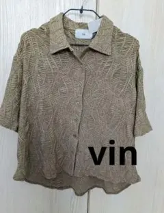 新品未使用品　vin ランダムコードデザインポロシャツのサムネイル