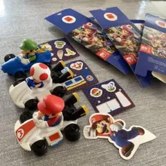 【ほぼ新品3台セット】マクドナルド ハッピーセット マリオカート※オマケ付き