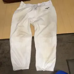 MIZUNO 野球 パンツ ホワイト 使用済みO