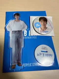 TETSUYA アクスタ、缶バッジ