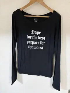 FCMM ブラック ロングスリーブ Tシャツ M