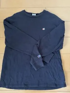 Champion ネイビー 長袖カットソー