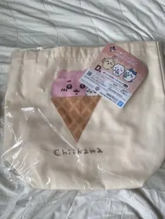 ちいかわ一番くじD賞　ポケット付きトートバッグ