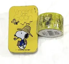 ちけいちゃん様　専用　スヌーピー ゴッホ展新品マスキングテープ傷ありデザイン缶