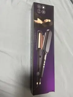 カールヘアアイロン 温度調整機能付き