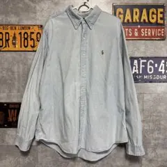 ぱ*ぴ様 90s Ralph Lauren BDシャツ CUSTOM FIT 長