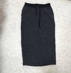 JAMES PERSE ジェームスパースダークグレー タイトスカートスリット入り