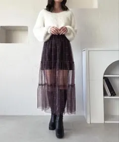アプレジュール apres jour 2wayアソートチュールスカート