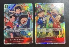 受け継がれる意思　エース＆サボ＆ルフィ OP13-007 SRパラレル SR